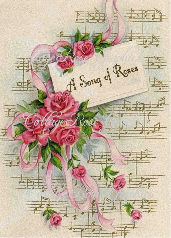 винтажные фоны ноты