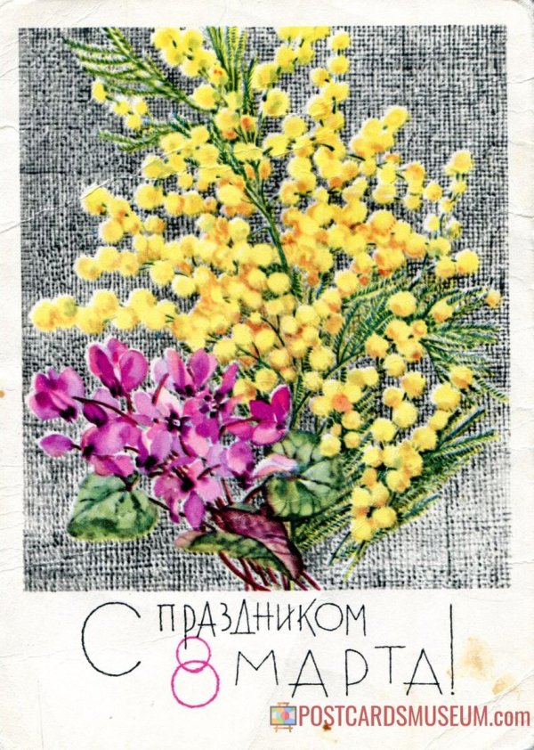 8 марта мимоза