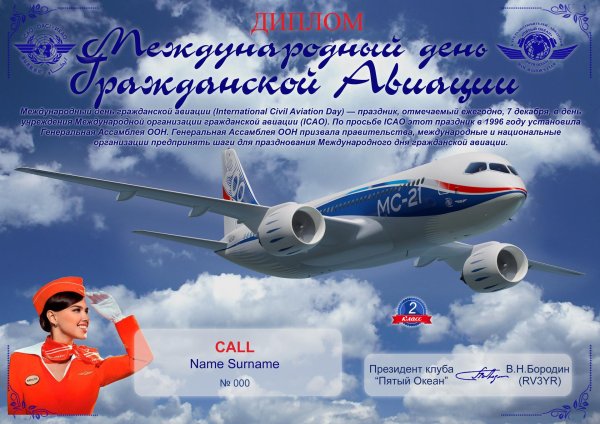 С днем гражданской авиации россии
