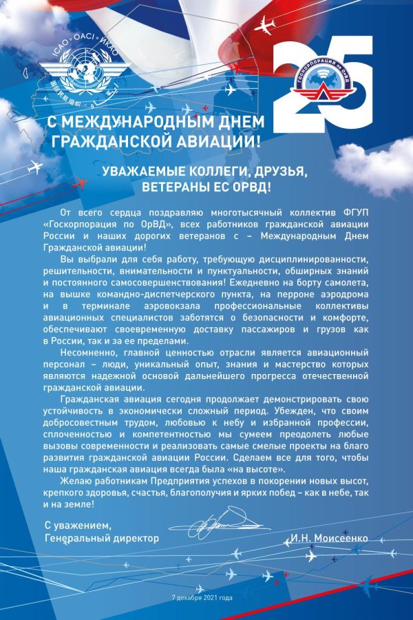 С днем гражданской авиации россии