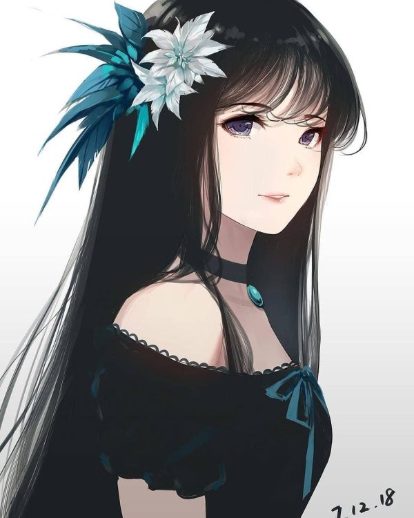 На аву для девушек аниме