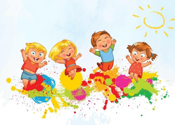 Детей для детей нарисованные цветные