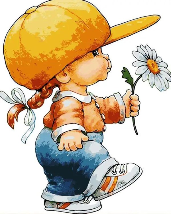 Детей для детей нарисованные цветные