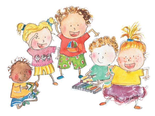 Детей для детей нарисованные цветные