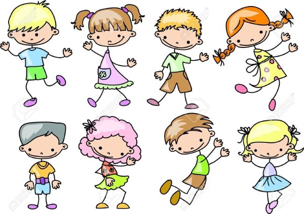 Детей для детей нарисованные цветные