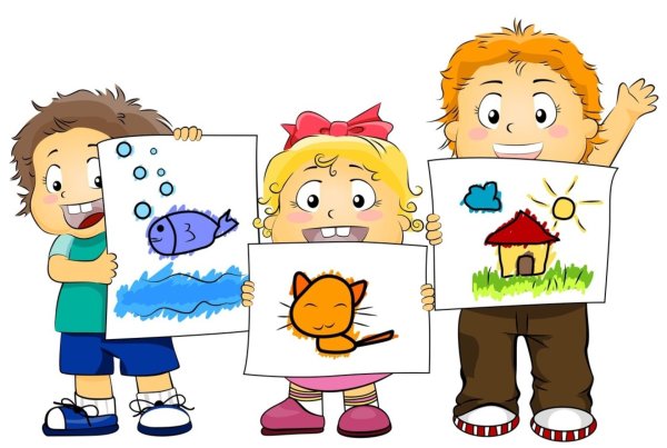 Детей для детей нарисованные цветные