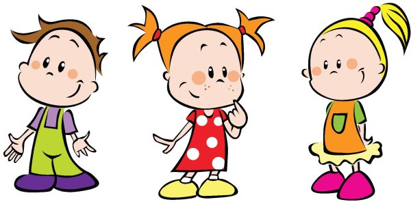 Детей для детей нарисованные цветные