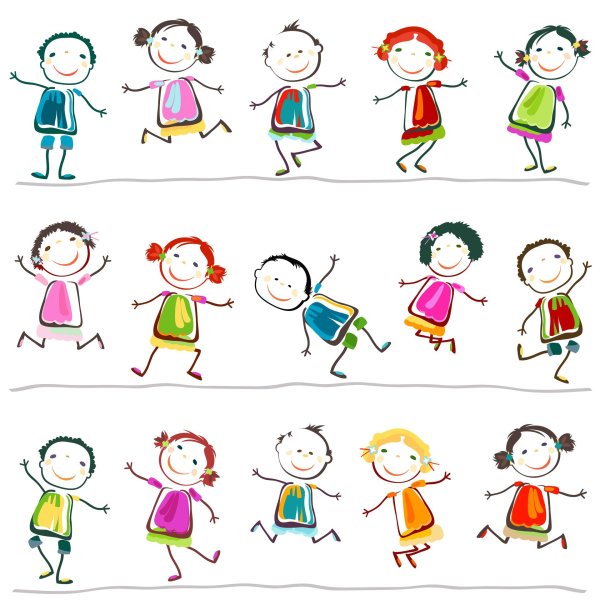 Детей для детей нарисованные цветные