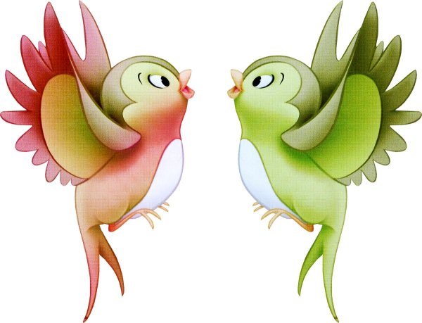 Животных и птиц для детей цветные