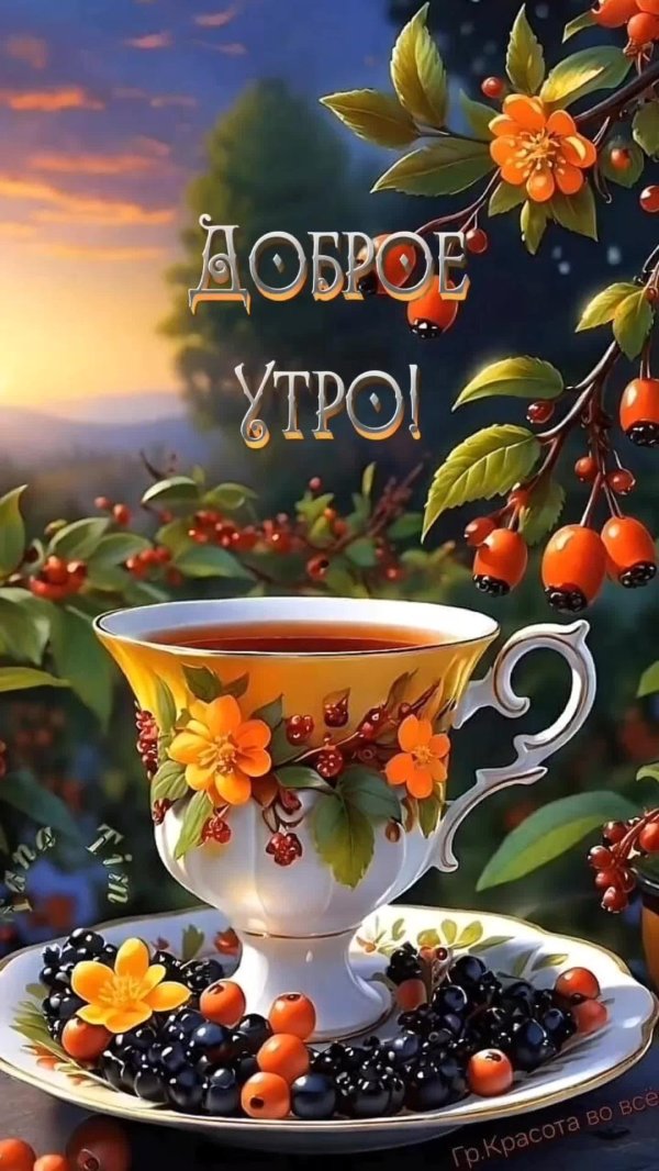 С добрым вечером осенние с пожеланиями