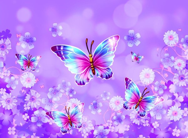 фон бабочки