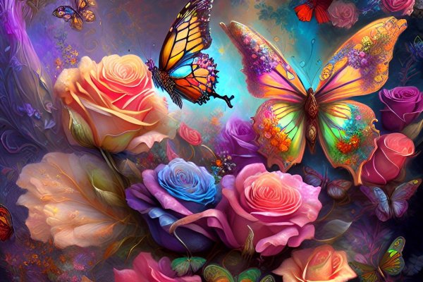 бабочки в искусстве