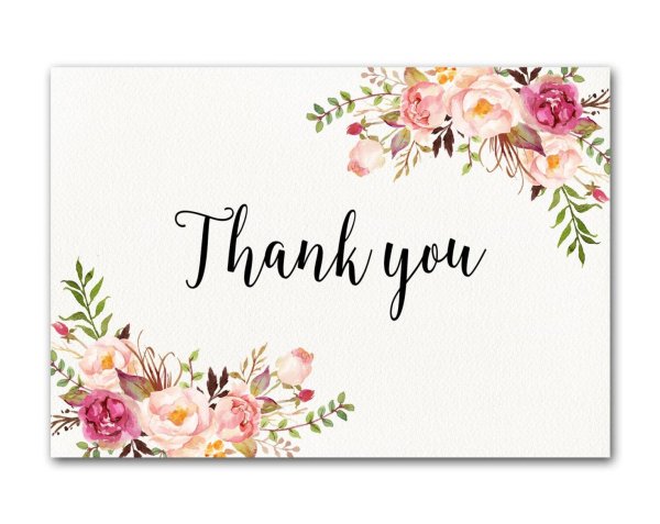 thank you card