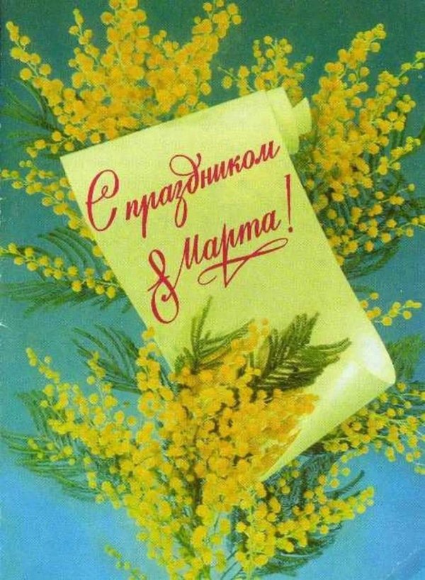 8 марта мимоза