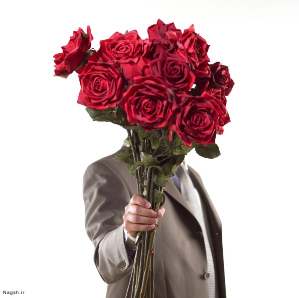 Мужчина с цветами