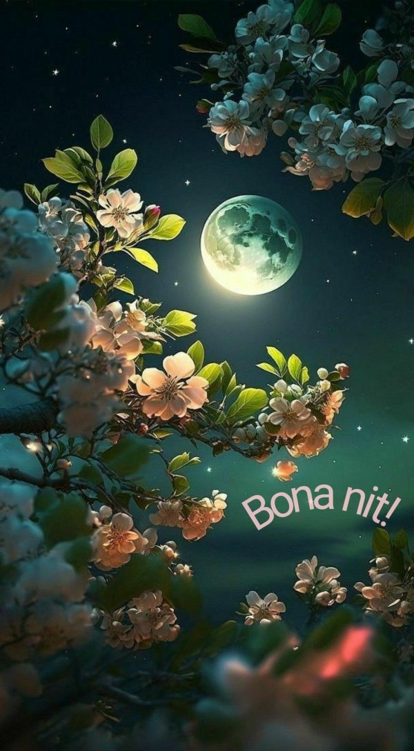 луна спокойной ночи