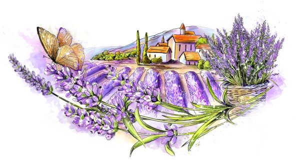 С лавандой