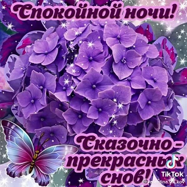 спокойной ночи женщине красивая открытка