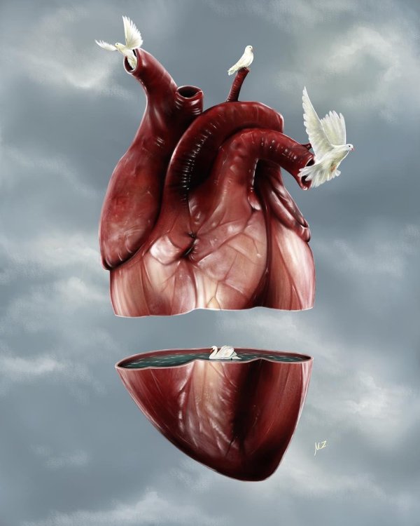 Сердце необычные