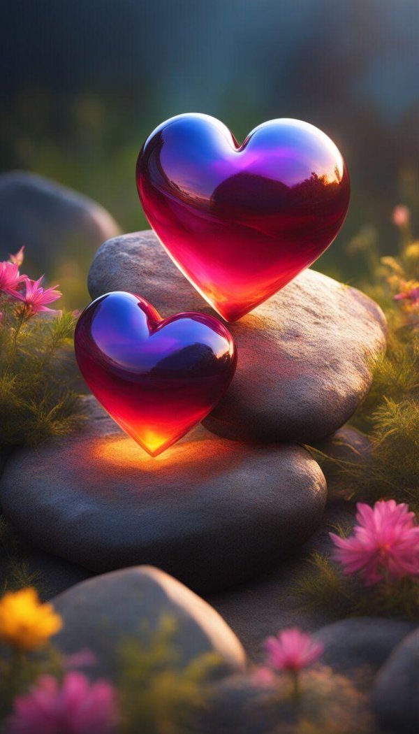 Сердце необычные