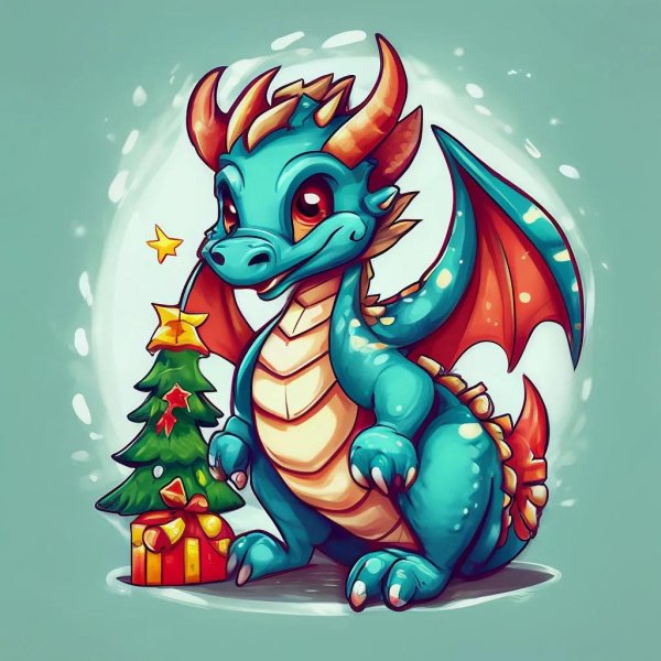 Дракон мультяшные