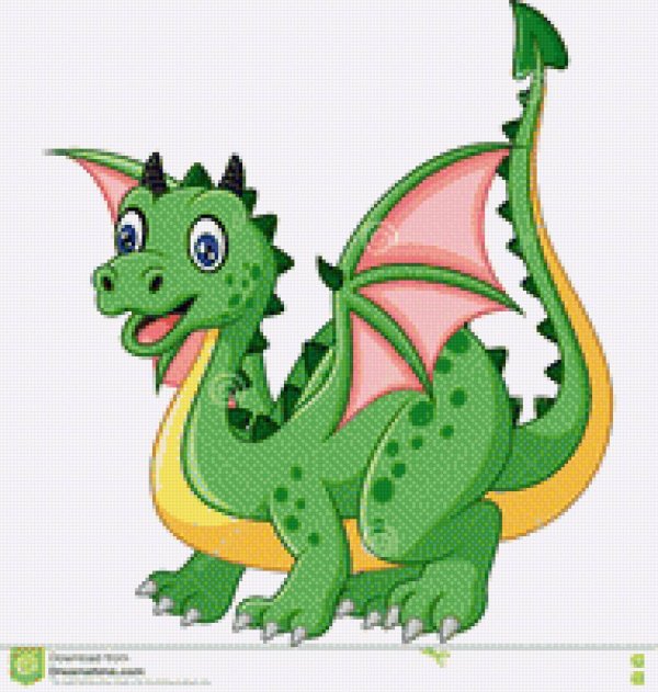 Дракон мультяшные