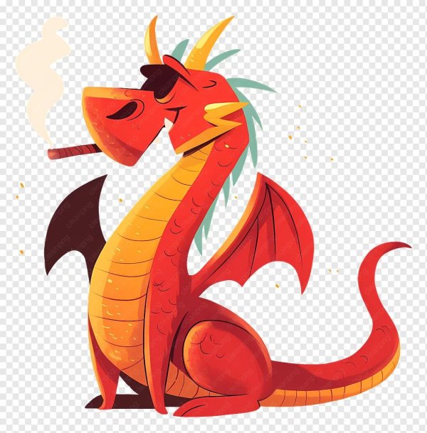 Дракон мультяшные