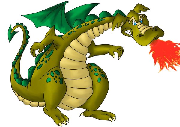 Дракон мультяшные