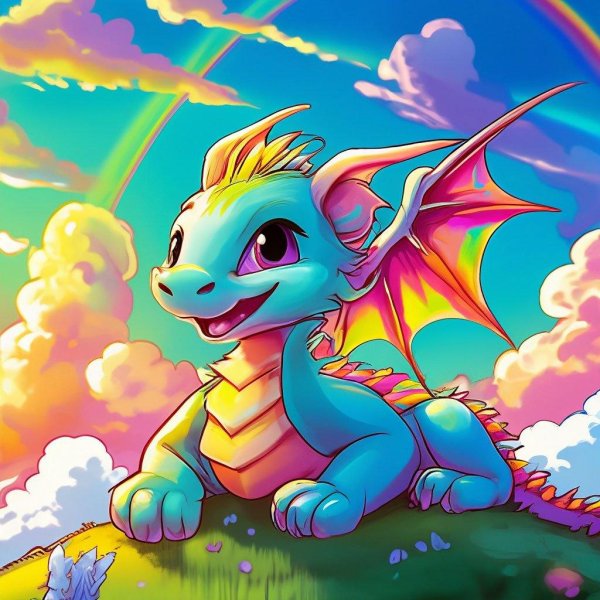 Дракон мультяшные