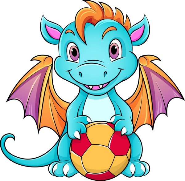 Дракон мультяшные