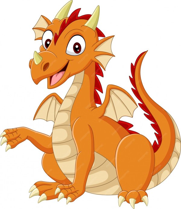 Дракон мультяшные