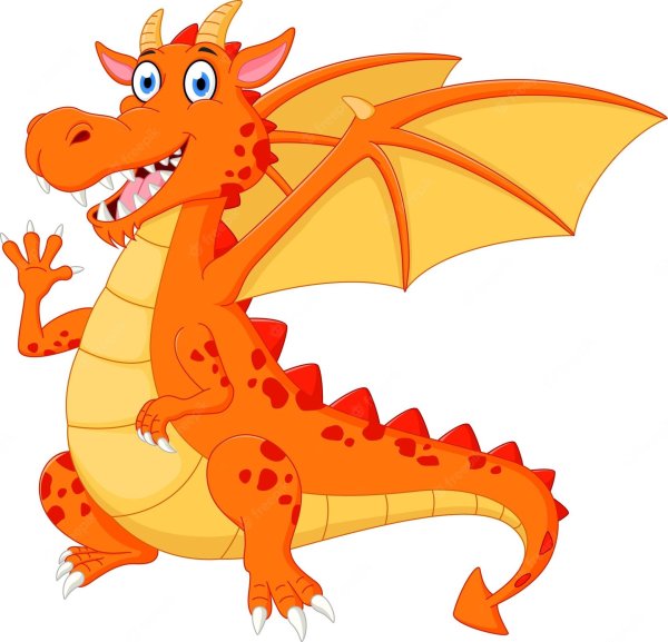 Дракон мультяшные