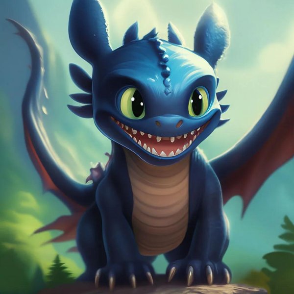 Дракон мультяшные