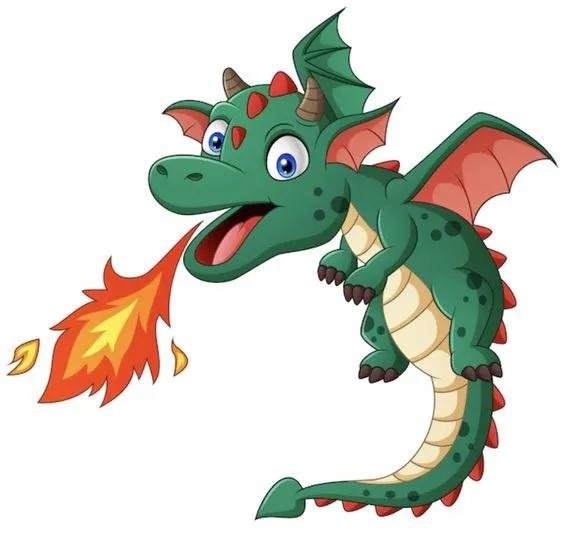 Дракон мультяшные