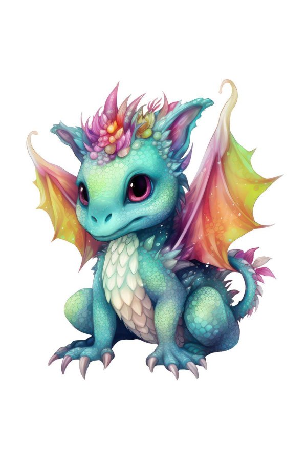 Дракон мультяшные