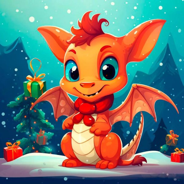 Дракон мультяшные