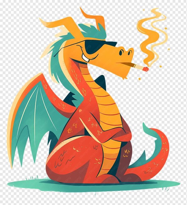 Дракон мультяшные