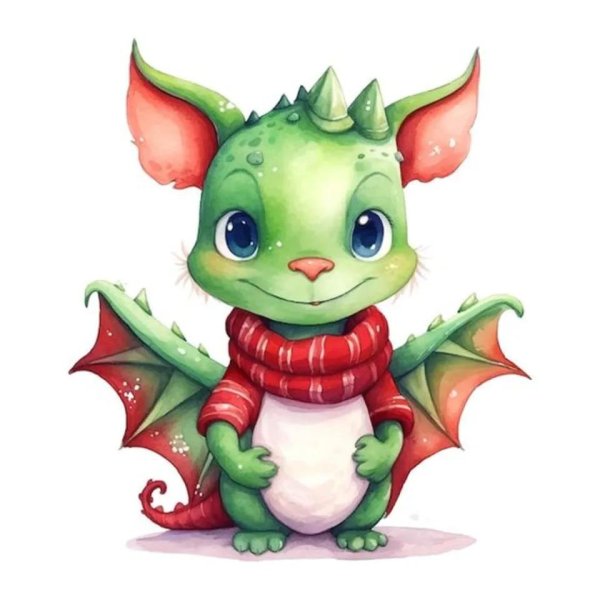 Дракон мультяшные