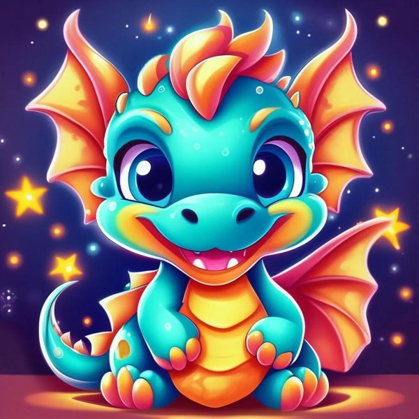 Дракон мультяшные