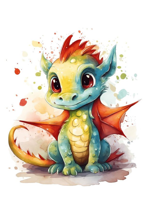 Дракон мультяшные