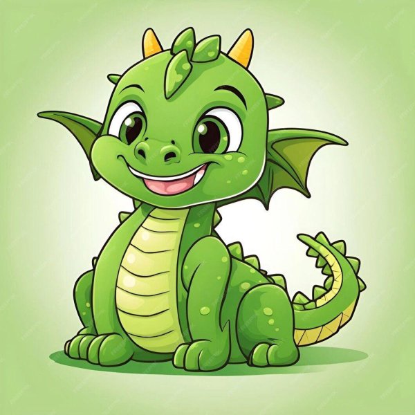 Дракон мультяшные