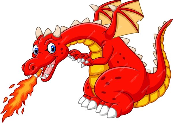 Дракон мультяшные