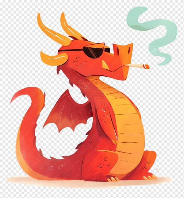 Дракон мультяшные