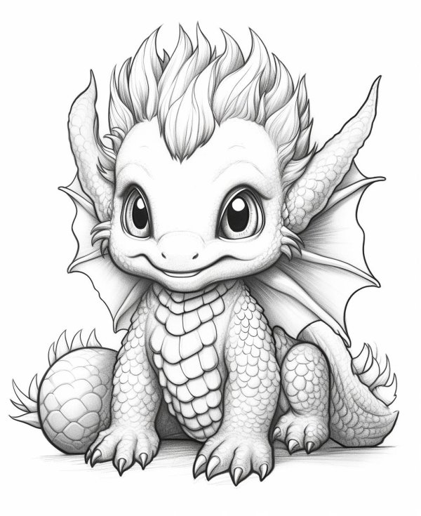 Дракон мультяшные