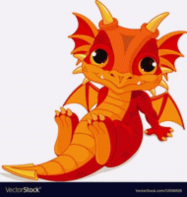 Дракон мультяшные