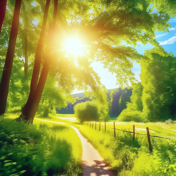 Лето солнце