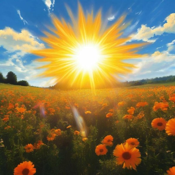 Лето солнце