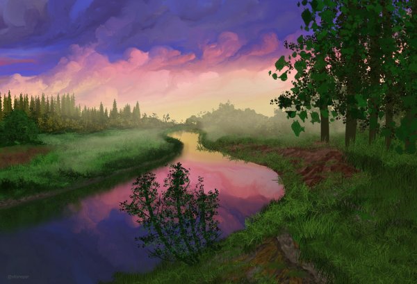 Нарисованные природы