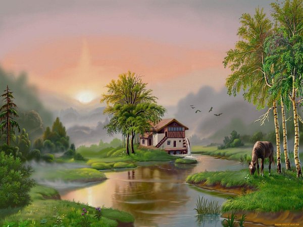 Нарисованные природы