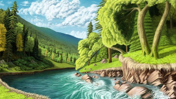 Нарисованные природы